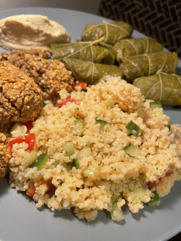 tabbouleh and dolma