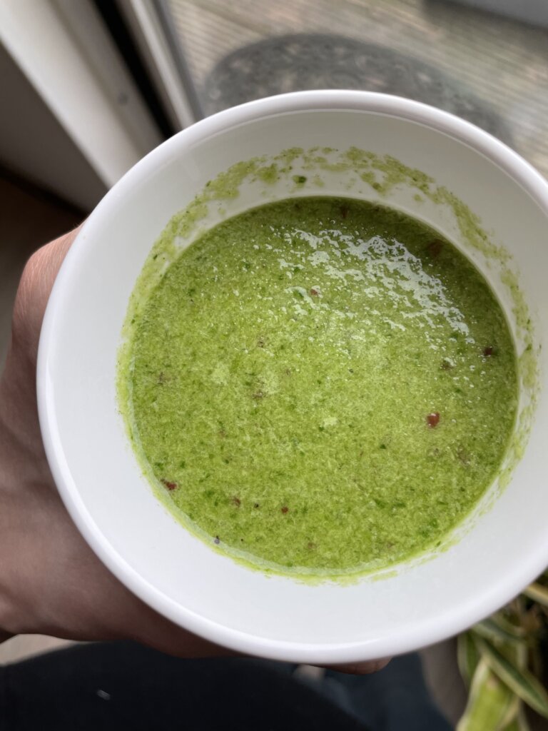 scaled vegan green smoothie