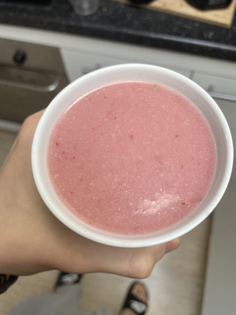strawberry banana smoothie
