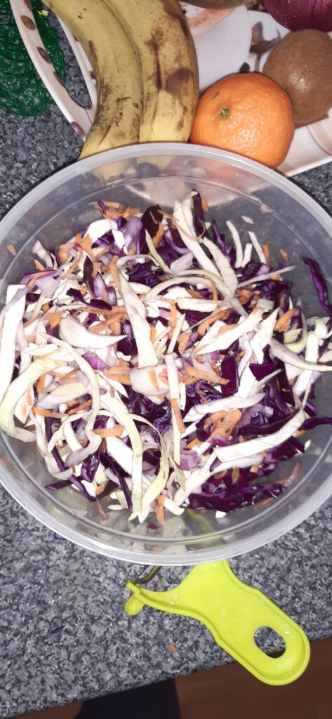 Vegan coleslaw ingredients