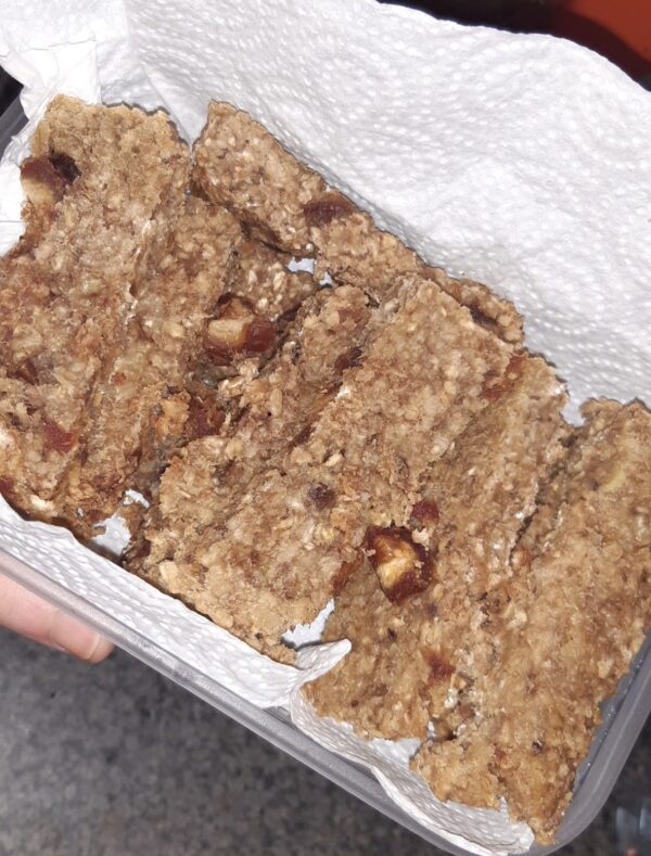 veganised banana date breakfast bars