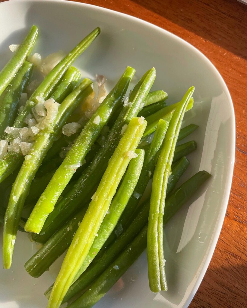 garlic green beans